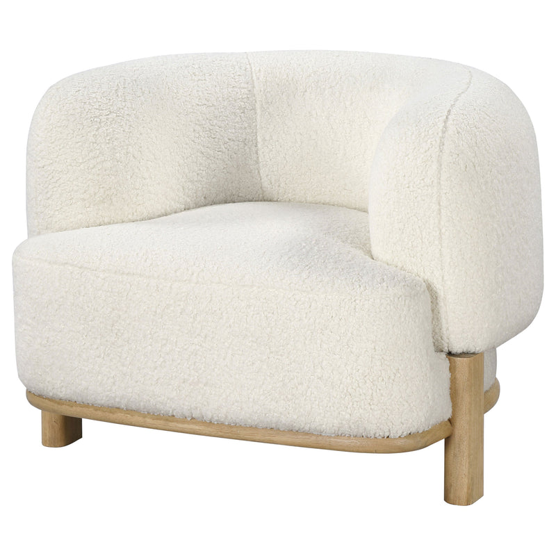 Sillón decorativo Lawler con respaldo tapizado