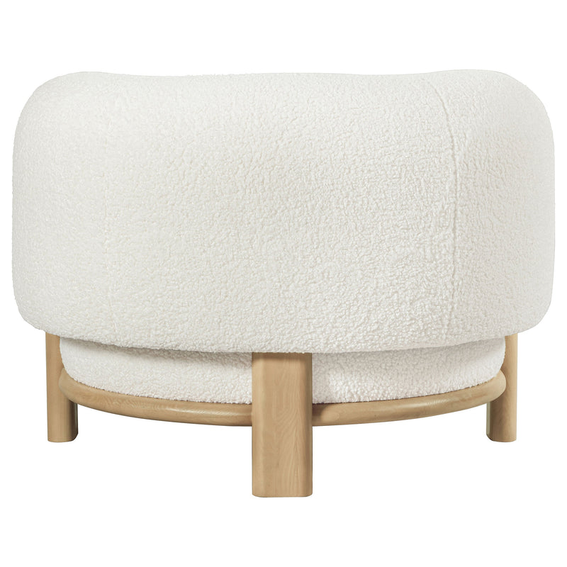 Sillón decorativo Lawler con respaldo tapizado