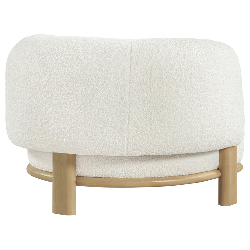 Sillón decorativo Lawler con respaldo tapizado