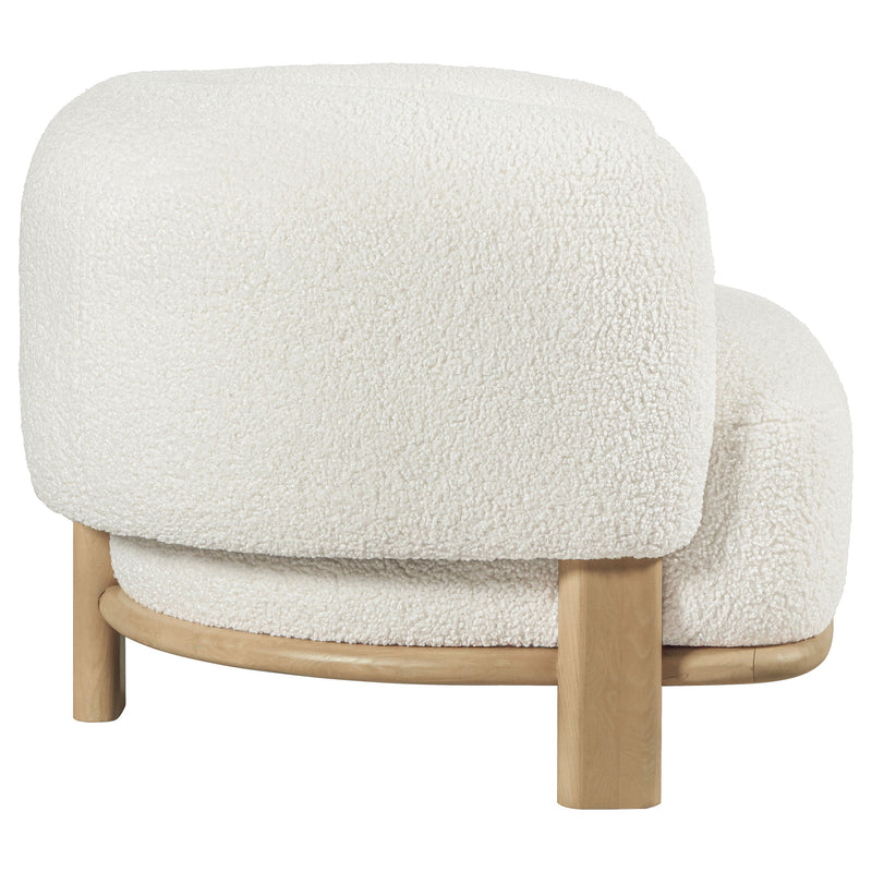 Sillón decorativo Lawler con respaldo tapizado