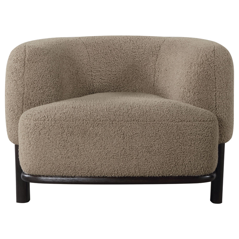 Sillón decorativo Lawler con respaldo tapizado