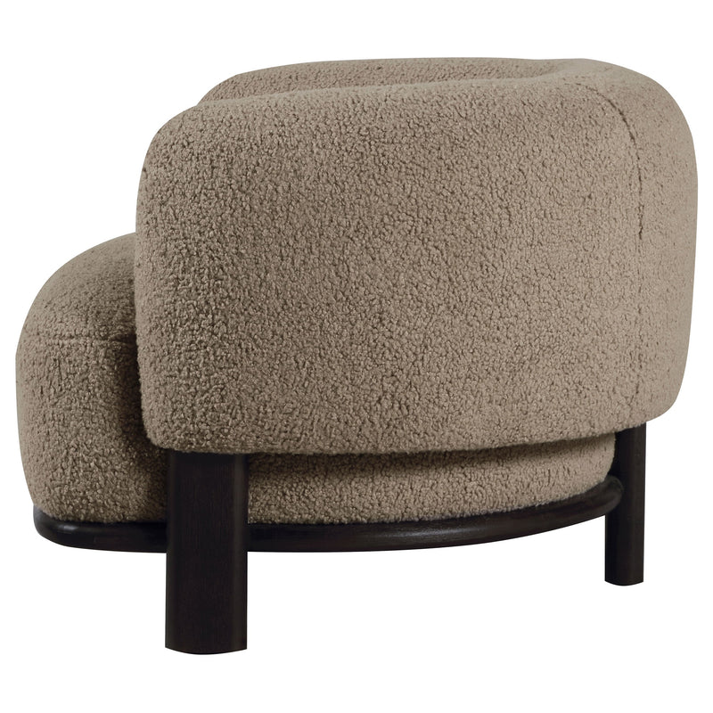 Sillón decorativo Lawler con respaldo tapizado