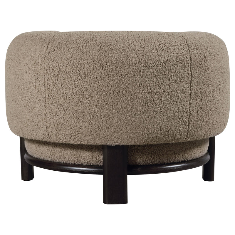 Sillón decorativo Lawler con respaldo tapizado
