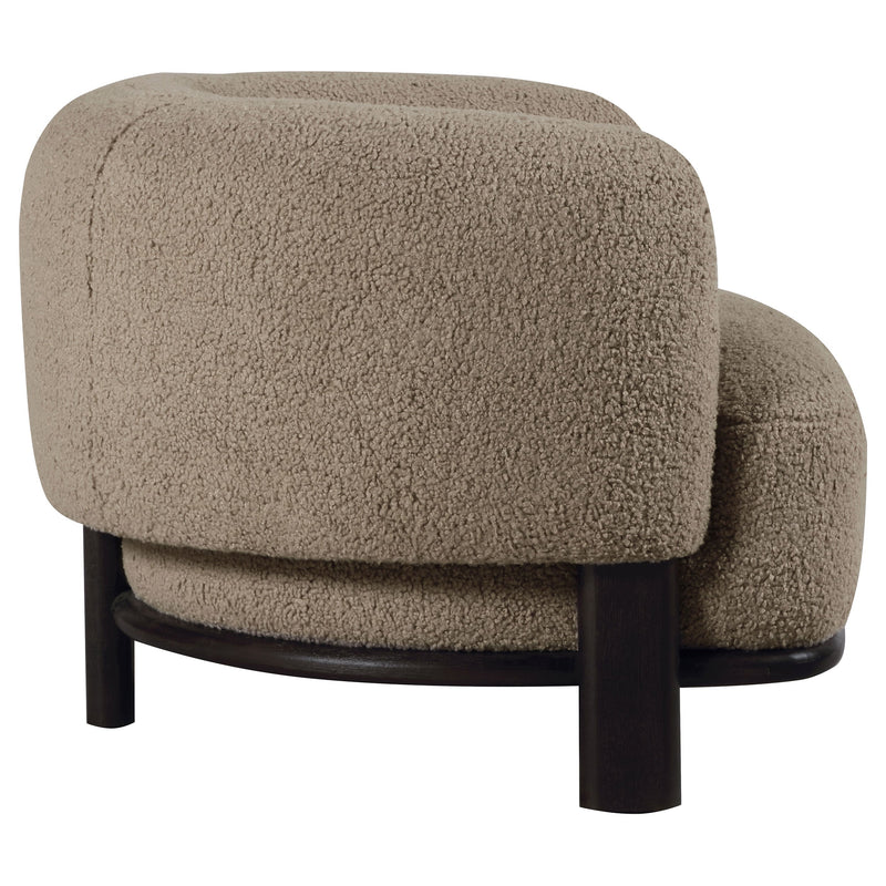 Sillón decorativo Lawler con respaldo tapizado