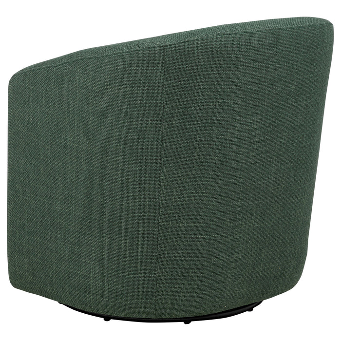 Mossbrook Fabric Upholstered Swivel Accent Chair