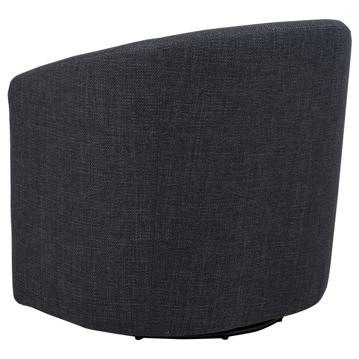 Mossbrook Fabric Upholstered Swivel Accent Chair