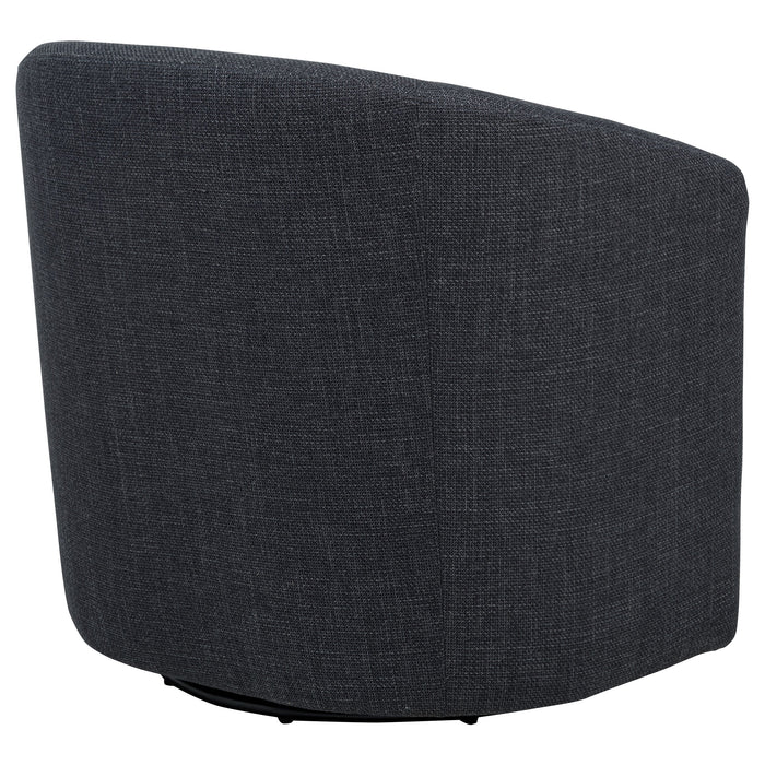 Mossbrook Fabric Upholstered Swivel Accent Chair
