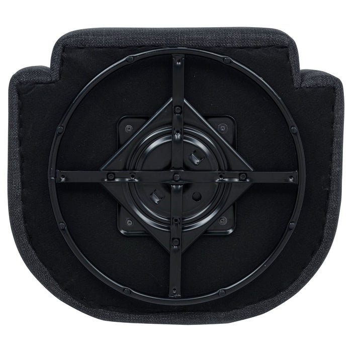 Mossbrook Fabric Upholstered Swivel Accent Chair