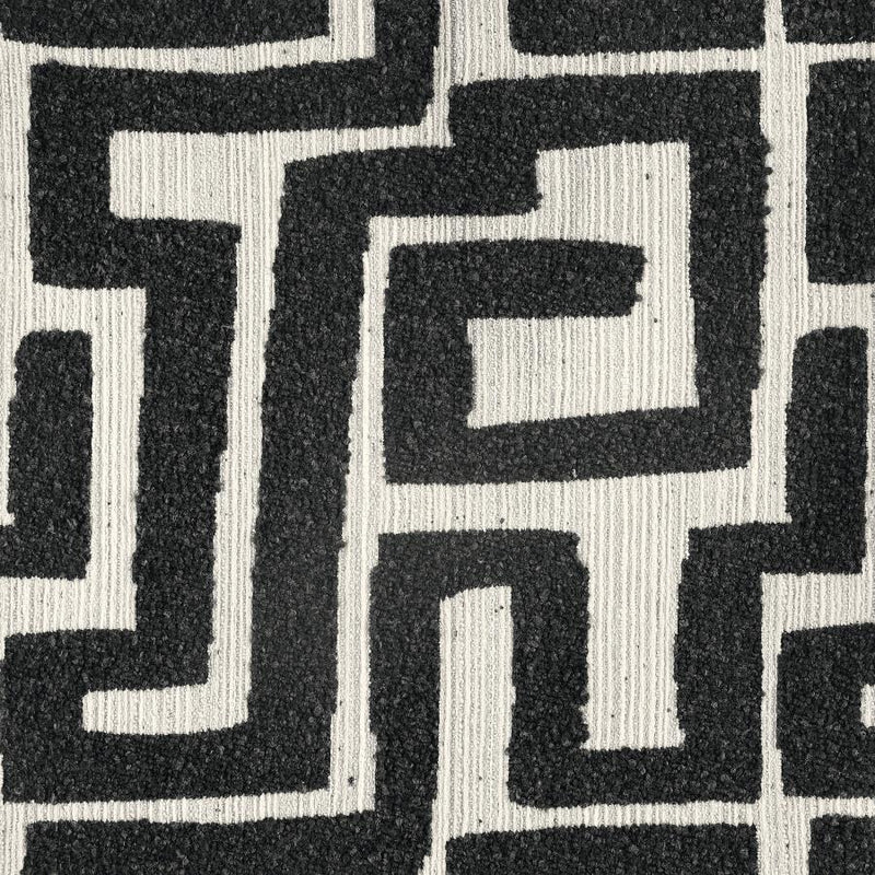 Eimer Geometric Jacquard Accent Chair