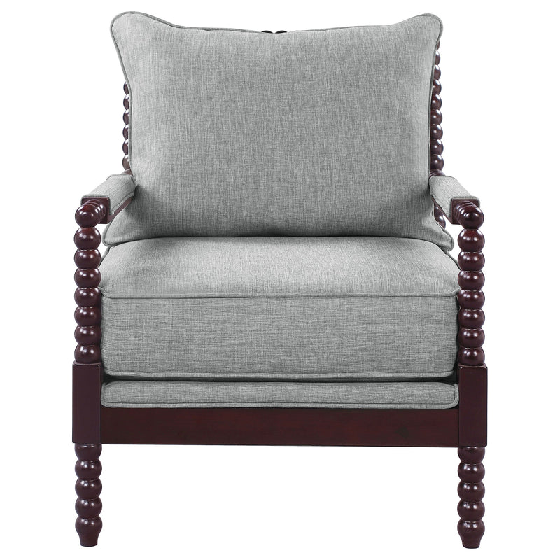 Sillón Acentual Blanchett Tapizado con Patas Torneadas