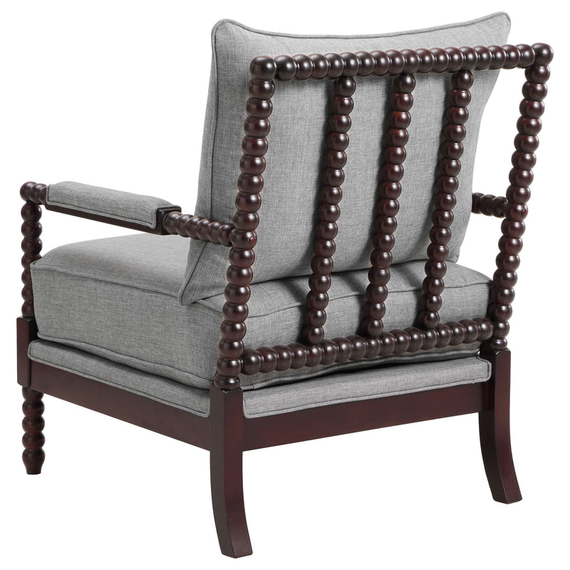 Sillón Acentual Blanchett Tapizado con Patas Torneadas