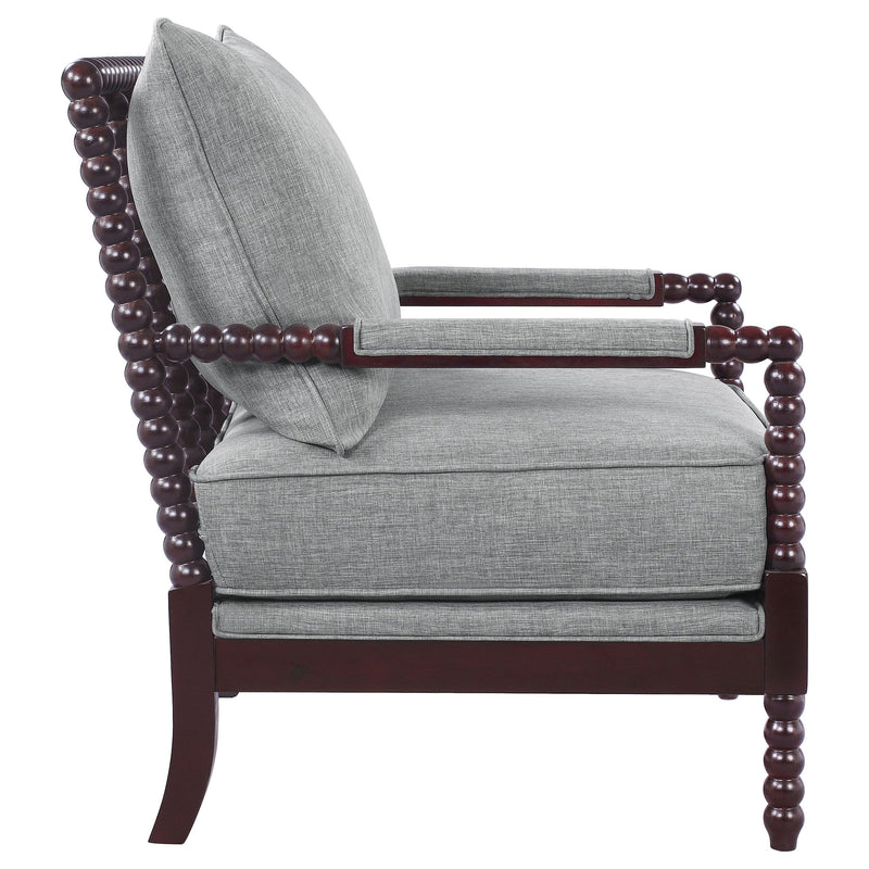 Sillón Acentual Blanchett Tapizado con Patas Torneadas