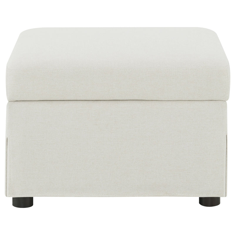 Winter Upholstered Hydraulic Lift Top Storage Ottoman