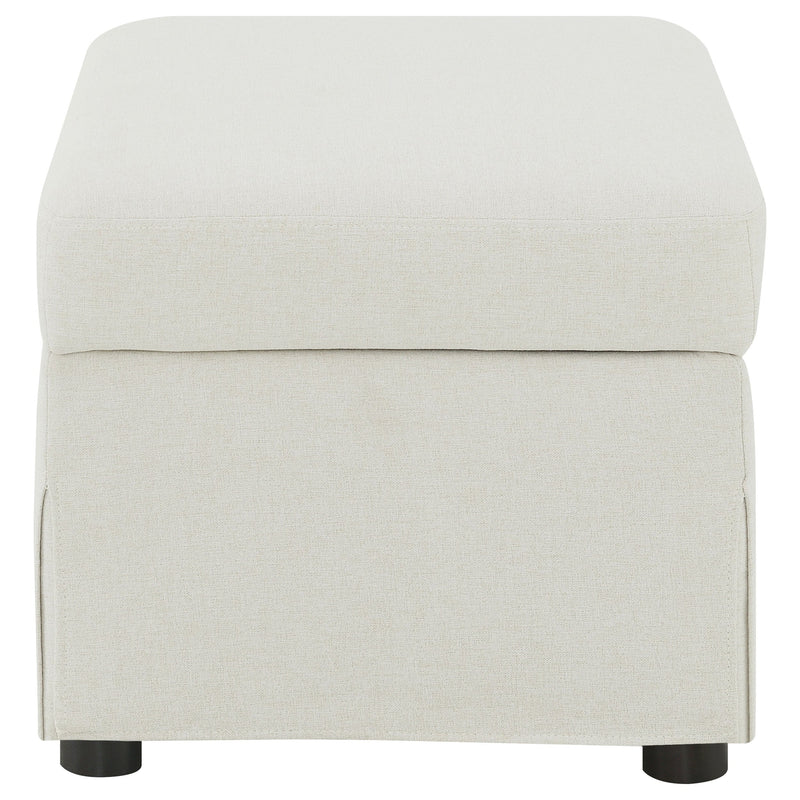 Winter Upholstered Hydraulic Lift Top Storage Ottoman