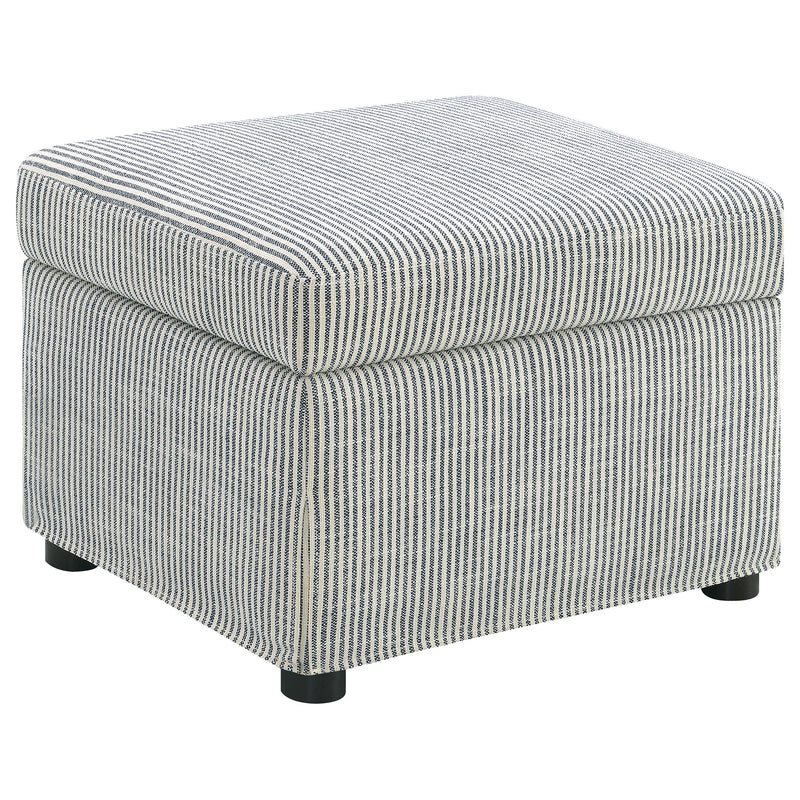 Winter Upholstered Hydraulic Lift Top Storage Ottoman