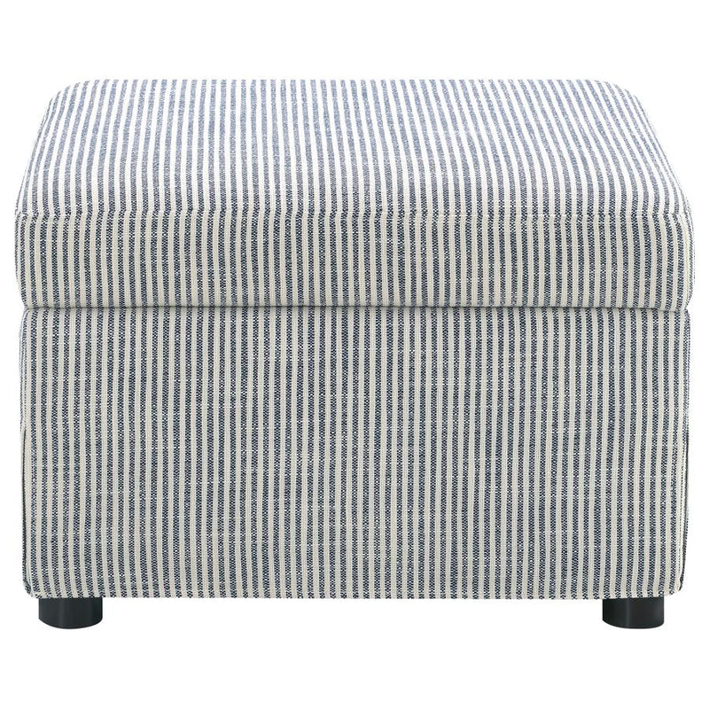 Winter Upholstered Hydraulic Lift Top Storage Ottoman