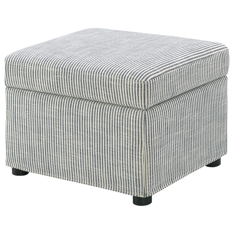 Winter Upholstered Hydraulic Lift Top Storage Ottoman