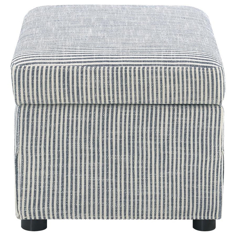Winter Upholstered Hydraulic Lift Top Storage Ottoman