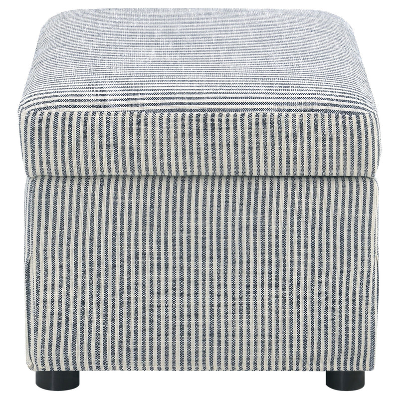 Winter Upholstered Hydraulic Lift Top Storage Ottoman