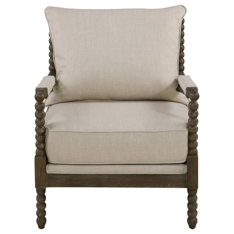 Sillón Acentual Blanchett Tapizado con Patas Torneadas