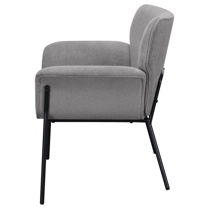 Davina Upholstered Flared Arms Accent Chair Ivy