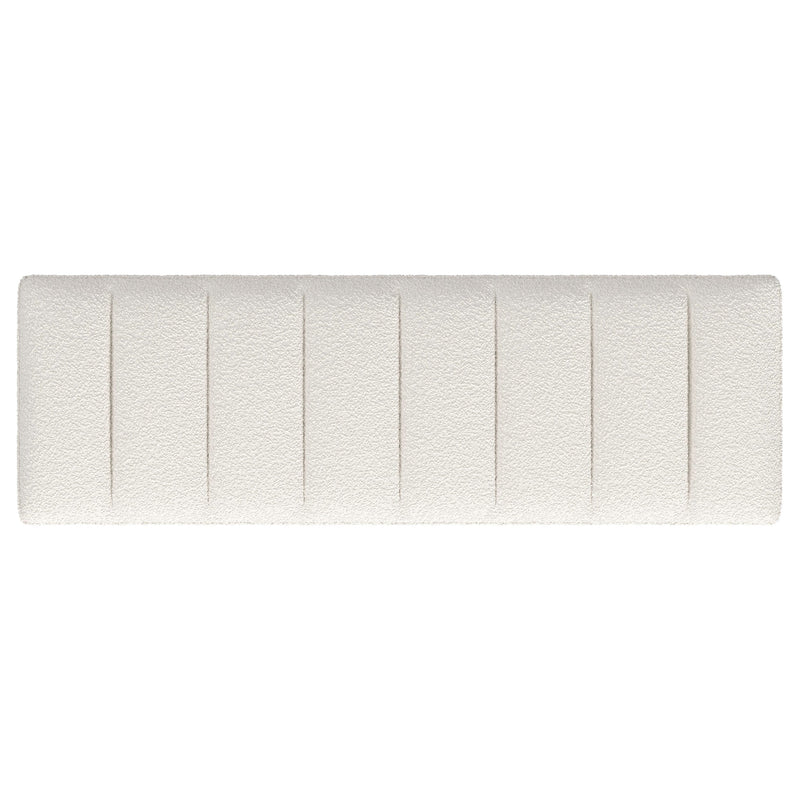 Banco decorativo tapizado capitoné de bucle Mesa