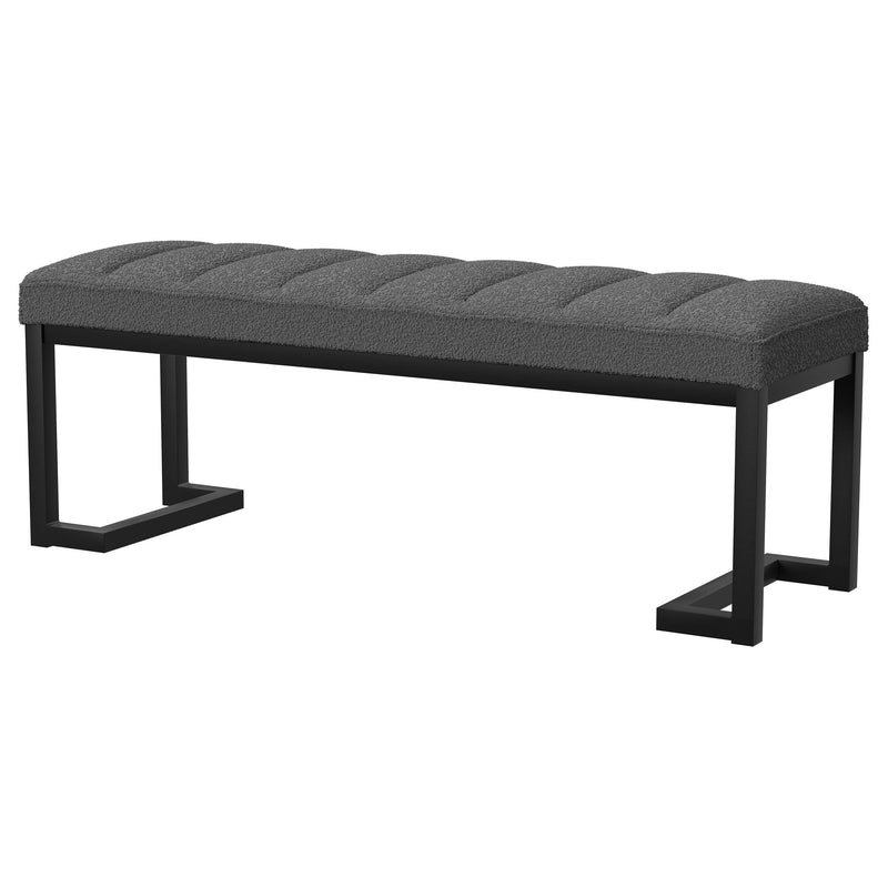 Banco decorativo tapizado capitoné de bucle Mesa