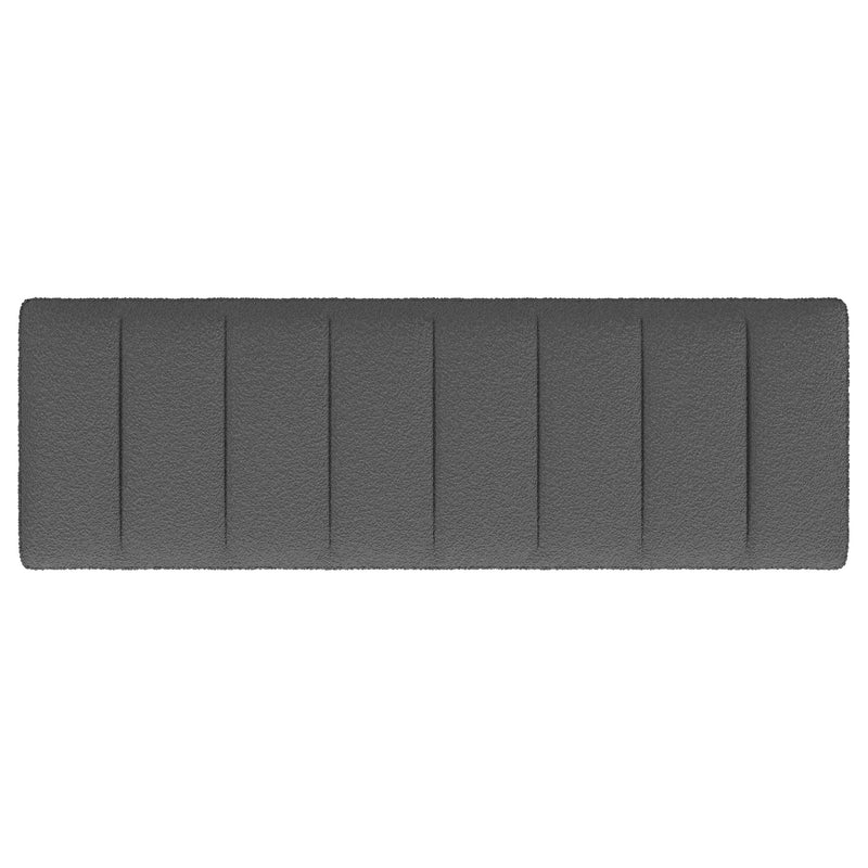Banco decorativo tapizado capitoné de bucle Mesa