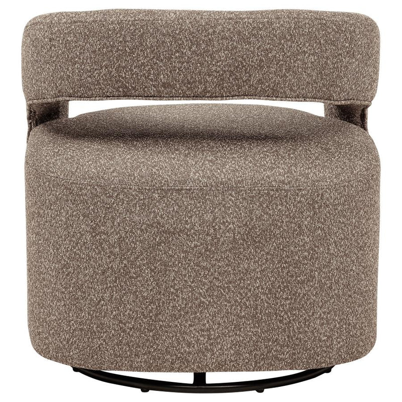 Westhill Boucle Upholstered Swivel Accent Chair
