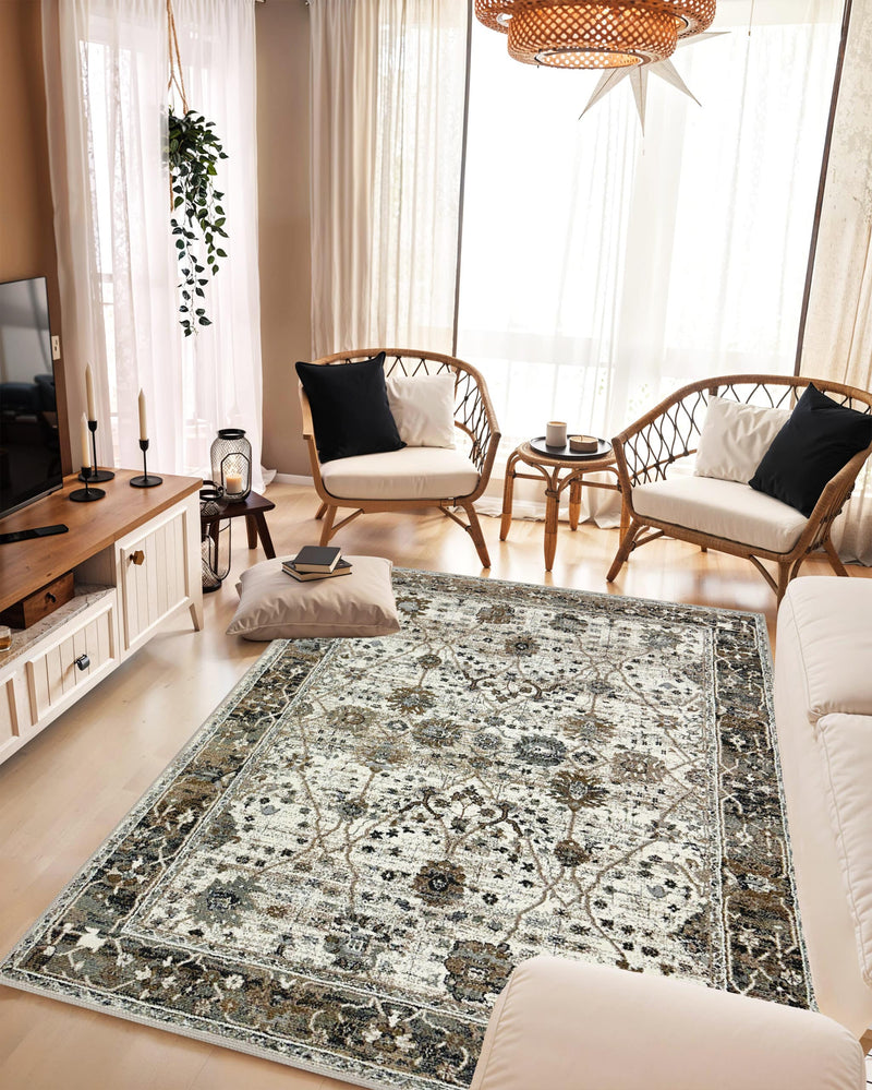 ELEGANCE RUG DESIGN 90932 Cream 8x11 (7'8x10'8")"