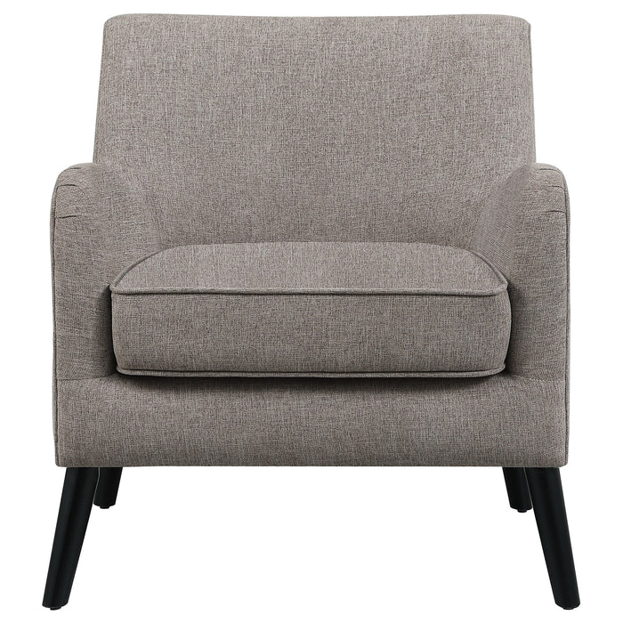 Darlene Upholstered Tight Back Accent Chair Charcoal