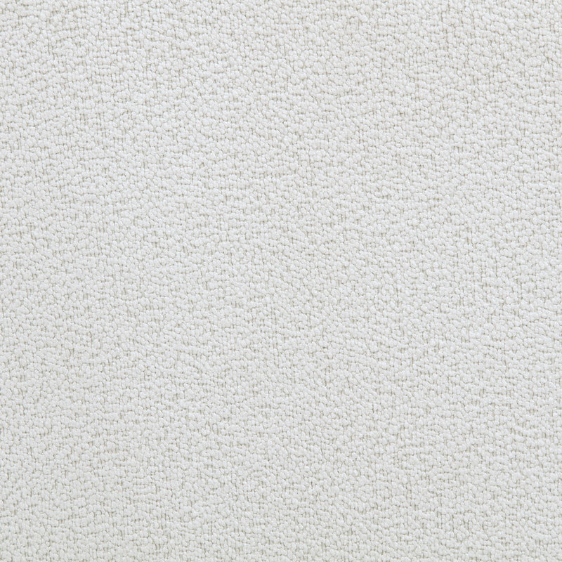 Remuda Boucle Upholstered Round Storage Ottoman Ivory