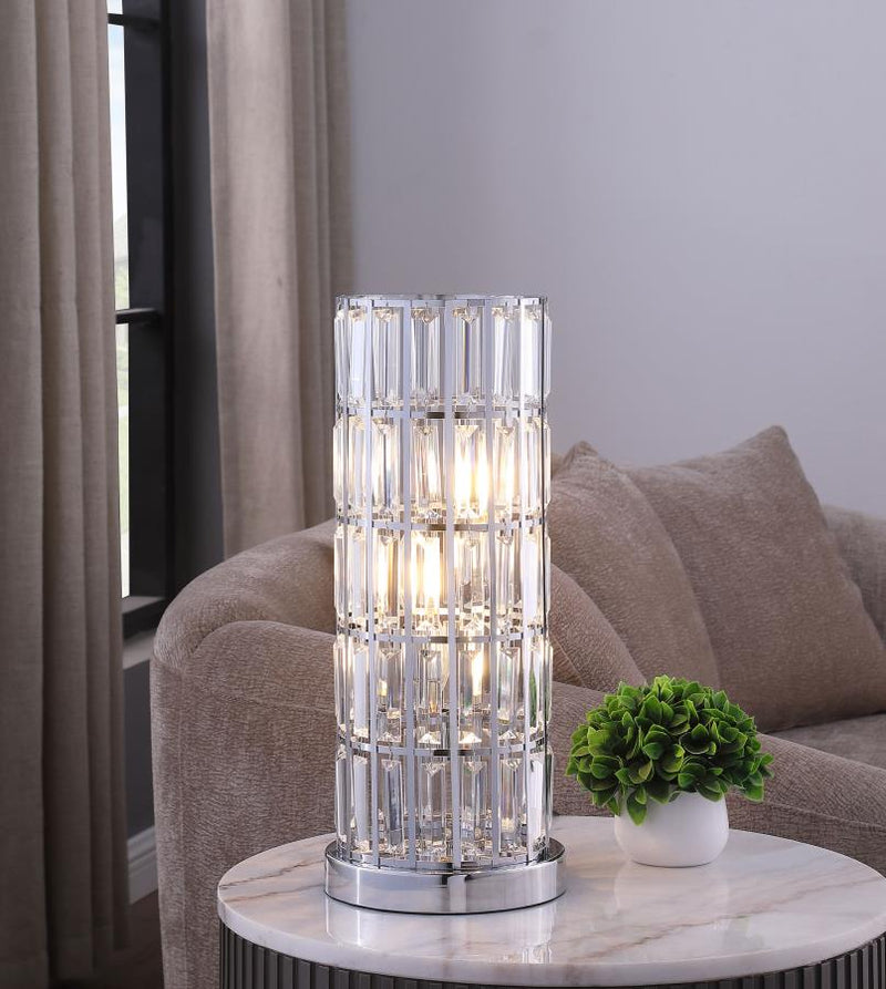 Lámpara de mesa de noche con pantalla de cristal de 20 pulgadas Wanda
