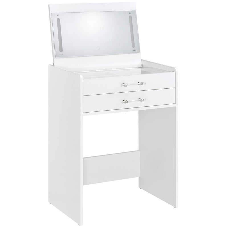 Danbury 3-drawer Makeup Vanity & Stool Set High Gloss