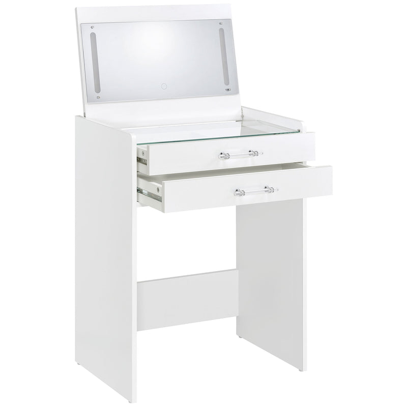 Danbury 3-drawer Makeup Vanity & Stool Set High Gloss