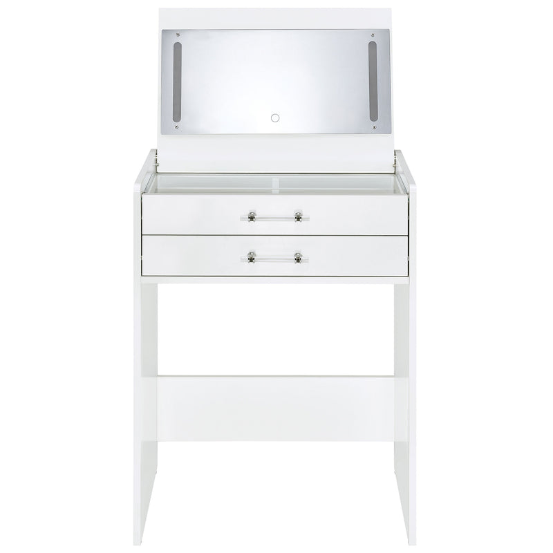 Danbury 3-drawer Makeup Vanity & Stool Set High Gloss