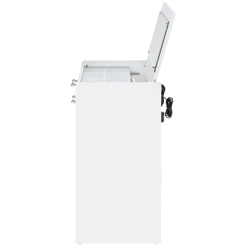 Danbury 3-drawer Makeup Vanity & Stool Set High Gloss