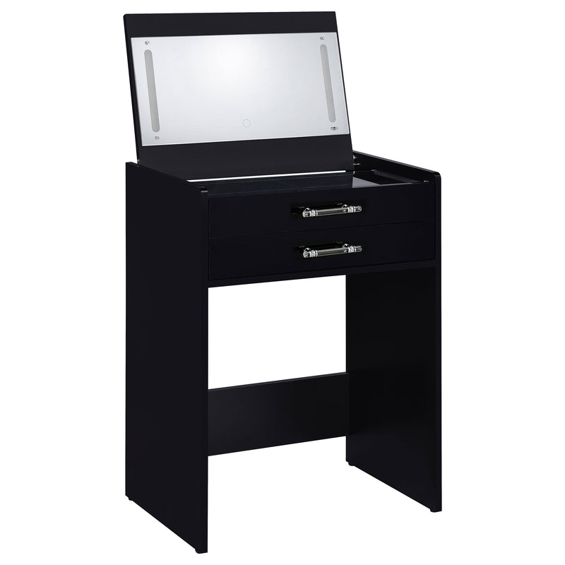 Danbury 3-drawer Makeup Vanity & Stool Set High Gloss