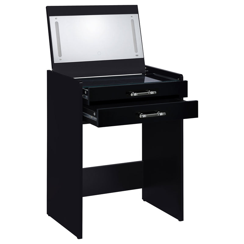 Danbury 3-drawer Makeup Vanity & Stool Set High Gloss
