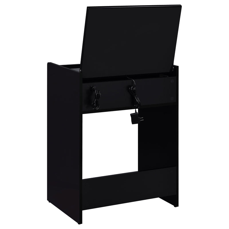 Danbury 3-drawer Makeup Vanity & Stool Set High Gloss