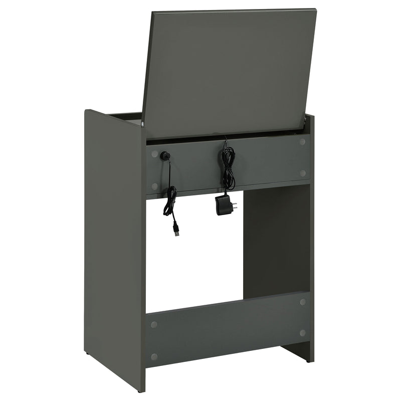 Danbury 3-drawer Makeup Vanity & Stool Set High Gloss