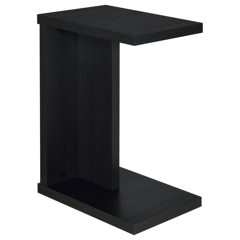 Mesa auxiliar para sofá en forma de C de madera de ingeniería Clower