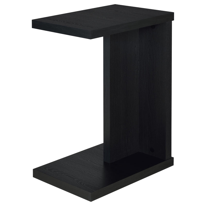 Mesa auxiliar para sofá en forma de C de madera de ingeniería Clower