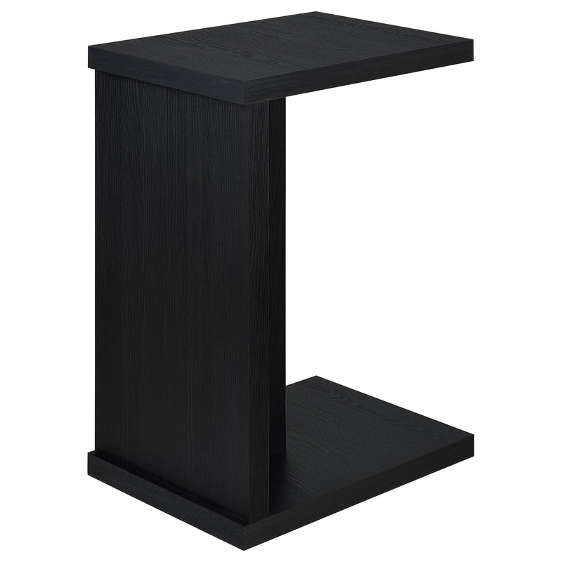Mesa auxiliar para sofá en forma de C de madera de ingeniería Clower