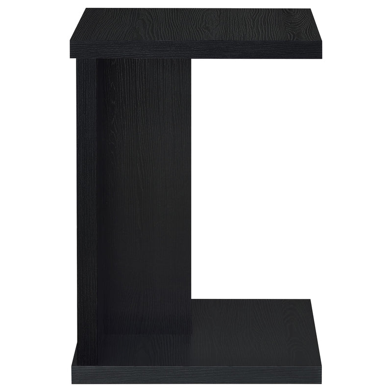 Mesa auxiliar para sofá en forma de C de madera de ingeniería Clower