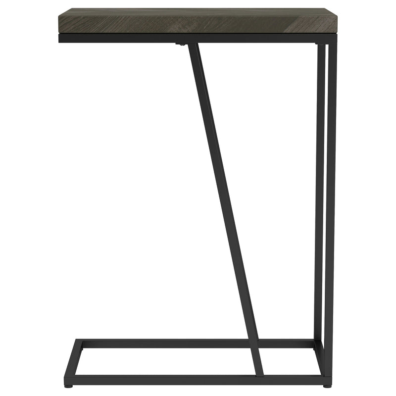 Mesa auxiliar de sofá en forma de C de madera de ingeniería Sergio