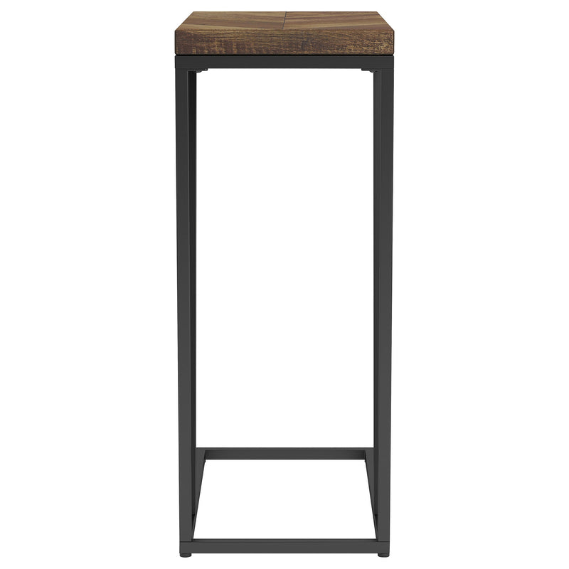 Mesa auxiliar de sofá en forma de C de madera de ingeniería Sergio