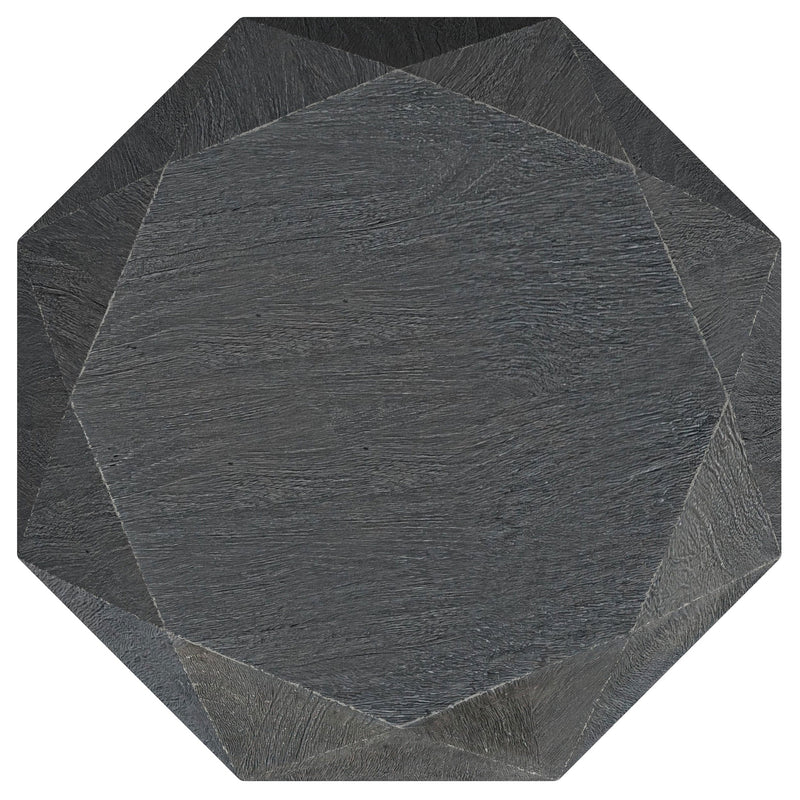 Mesa auxiliar Jacinto Octagonal de madera maciza