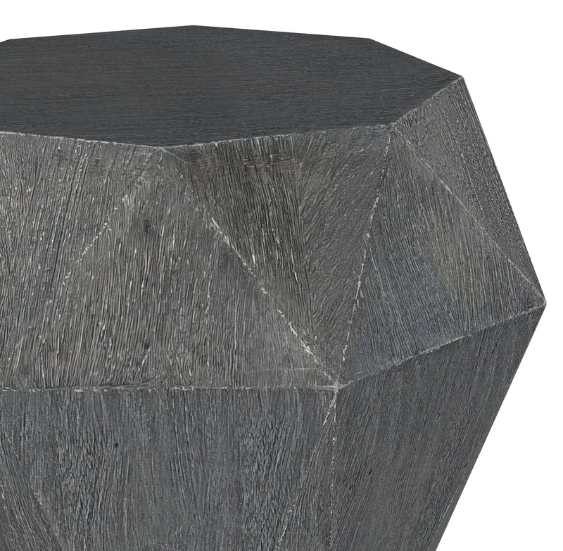 Mesa auxiliar Jacinto Octagonal de madera maciza