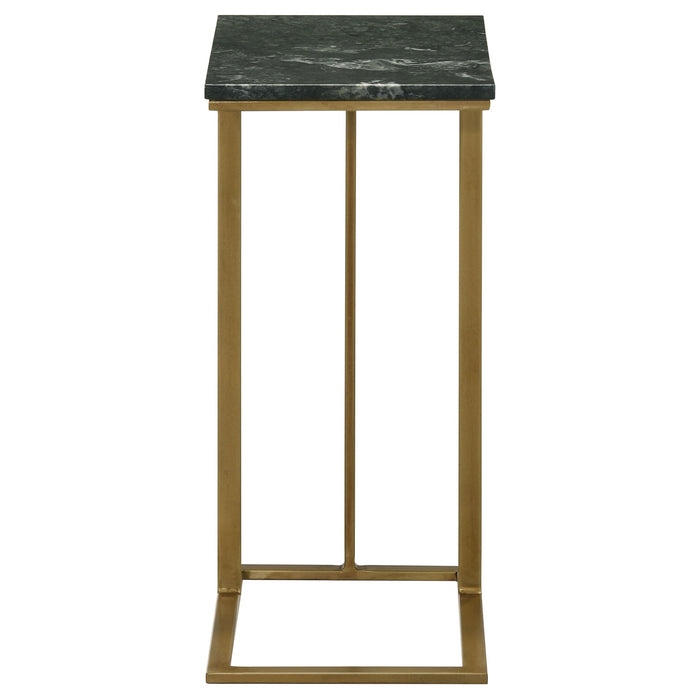 Vicente Accent Table with Marble Top Grey